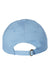 Valucap Hats VC300A Mens Adult Bio-Washed Classic Adjustable Dad Hat Sky Blue Flat Back