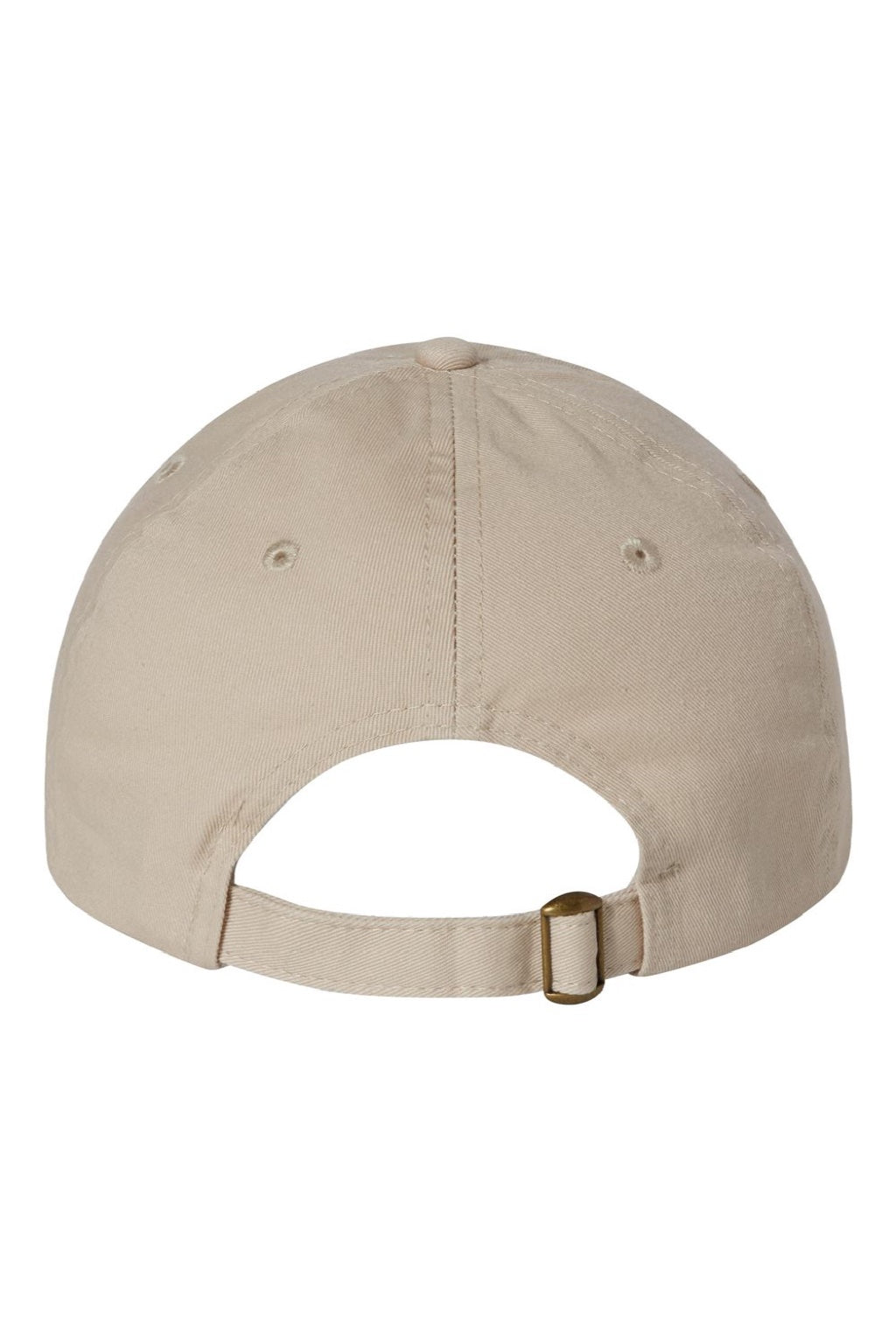 Valucap Hats VC300A Mens Adult Bio-Washed Classic Adjustable Dad Hat Stone Flat Back