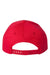 Valucap Hats VC100 Mens Twill Snapback Hat Red Flat Back