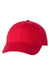 Valucap VC100 Mens Twill Hat Red Flat Front