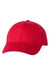 Valucap Hats VC100 Mens Twill Snapback Hat Red Flat Front