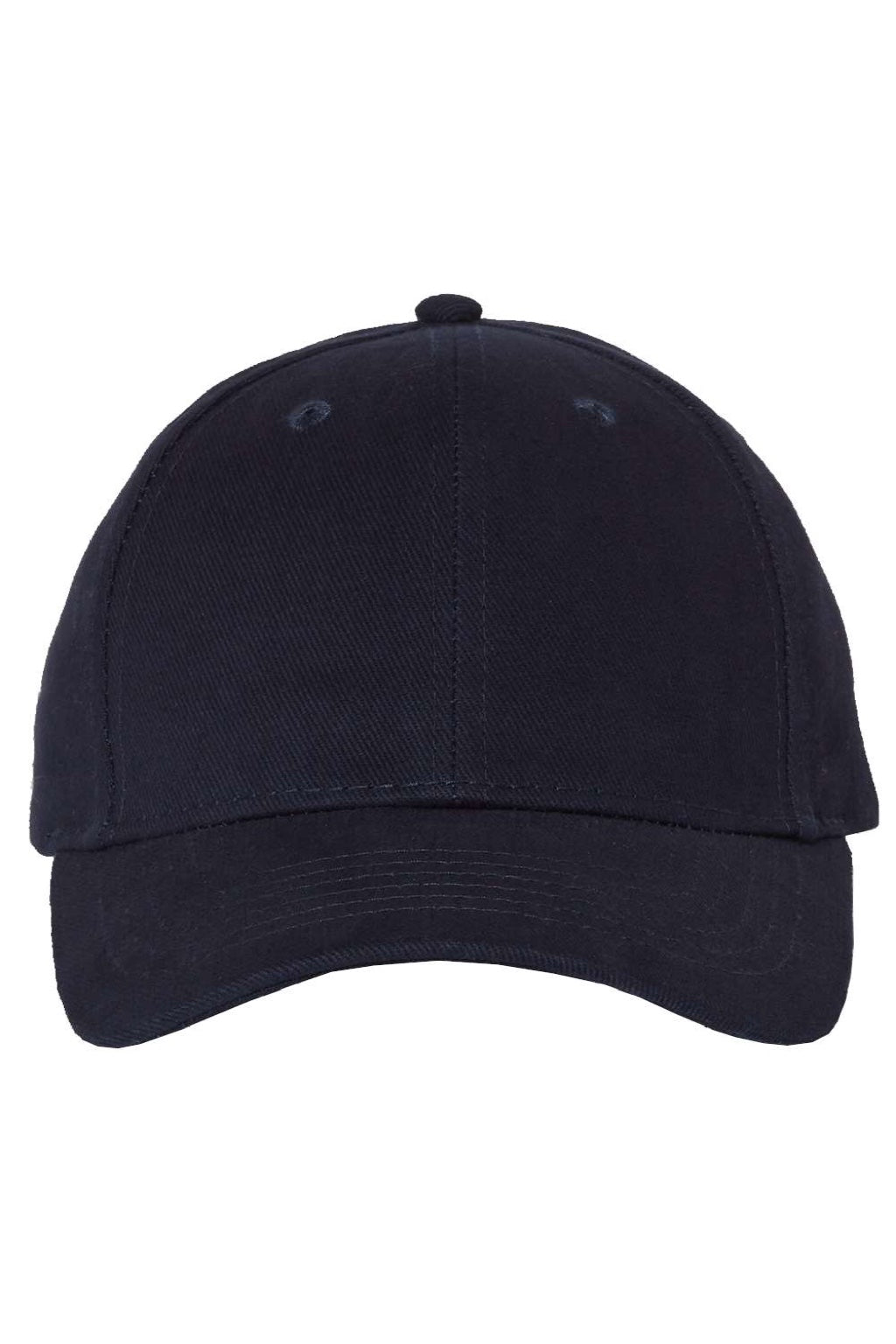 Valucap Hats 9910 Mens Heavy Brushed Twill Adjustable Hat Navy Blue Flat Front