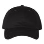 Valucap Hats Mens Brushed Twill Adjustable Hat - Black
