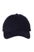 Valucap Hats 9610 Mens Heavy Brushed Twill Adjustable Hat Navy Blue Flat Front