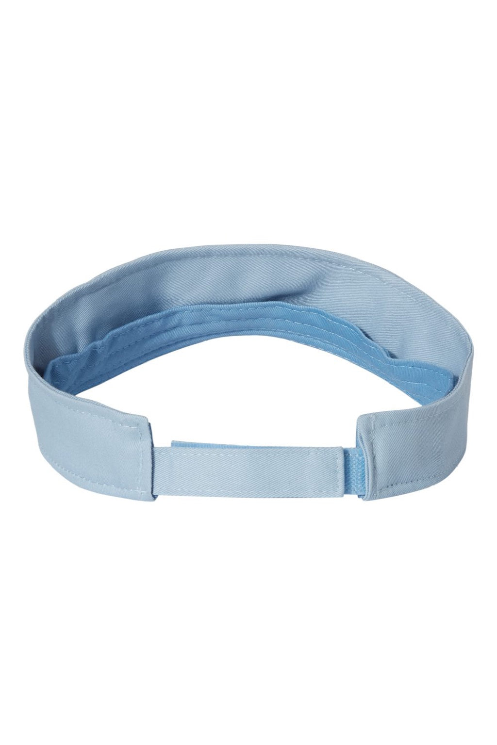 Valucap Hats VC500 Mens Bio-Washed Adjustable Visor Baby Blue Flat Back