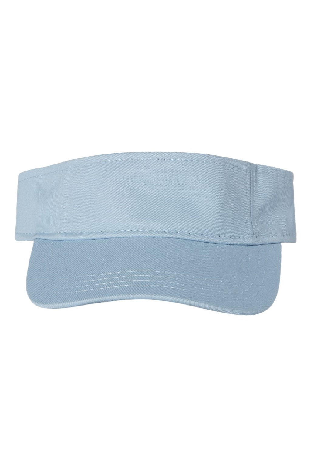 Valucap Hats VC500 Mens Bio-Washed Adjustable Visor Baby Blue Flat Front