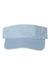 Valucap Hats VC500 Mens Bio-Washed Adjustable Visor Baby Blue Flat Front