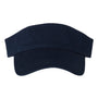 Valucap Hats Mens Bio-Washed Adjustable Visor - Navy Blue