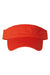 Valucap Hats VC500 Mens Bio-Washed Adjustable Visor Orange Flat Front