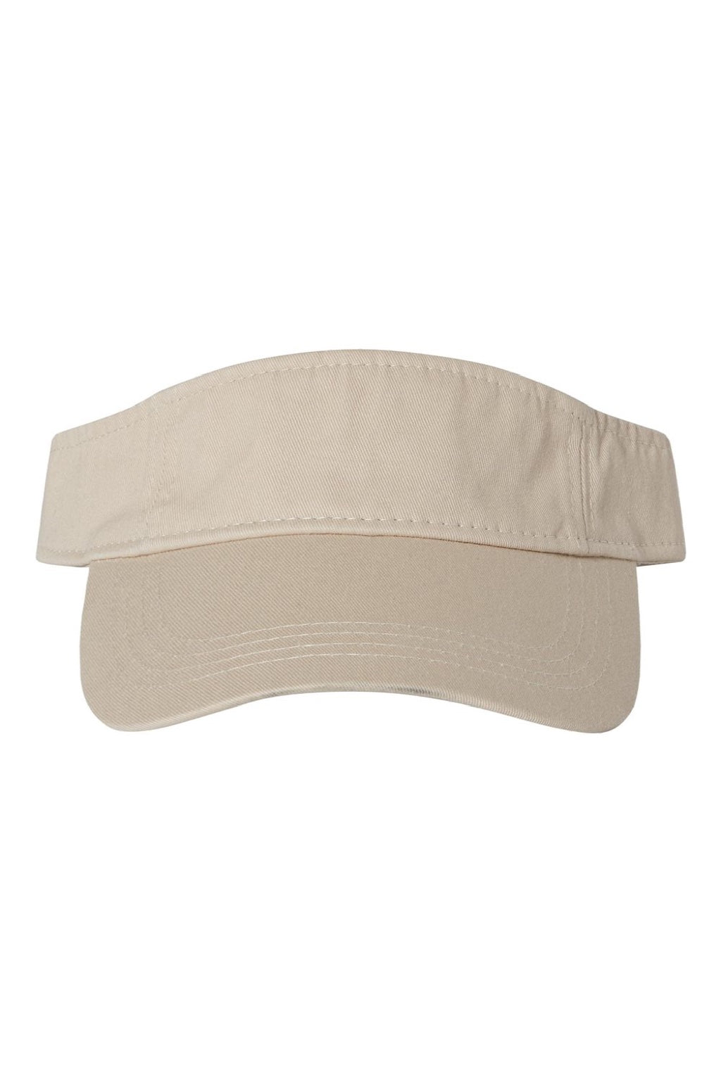 Valucap Hats VC500 Mens Bio-Washed Adjustable Visor Stone Flat Front