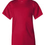 Badger Youth B-Core Moisture Wicking Short Sleeve Crewneck T-Shirt - Red - NEW