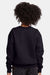 Hanes P360 Youth Ecosmart Crewneck Sweatshirt Black Model Back