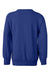 Hanes P360 Youth Ecosmart Pill Resistant Crewneck Sweatshirt Deep Royal Blue Flat Back