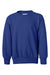 Hanes P360 Youth Ecosmart Pill Resistant Crewneck Sweatshirt Deep Royal Blue Flat Front