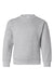 Hanes P360 Youth Ecosmart Crewneck Sweatshirt Light Steel Grey Flat Front