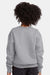 Hanes P360 Youth Ecosmart Crewneck Sweatshirt Light Steel Grey Model Back