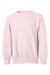 Hanes P360 Youth Ecosmart Crewneck Sweatshirt Pale Pink Flat Front