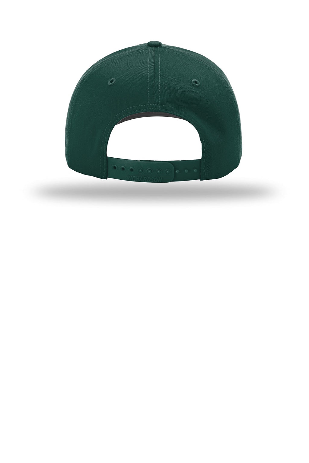 Richardson Hats 212 Mens Pro Twill Snapback Hat Dark Green Flat Back