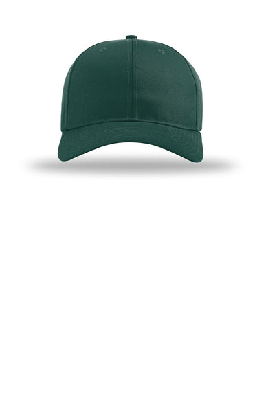 Richardson Hats 212 Mens Pro Twill Snapback Hat Dark Green Flat Front