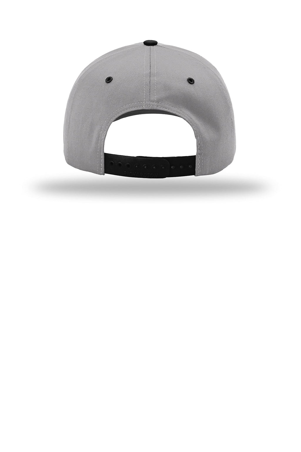 Richardson Hats 212 Mens Pro Twill Snapback Hat Grey/Grey/Black Flat Back