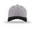 Richardson Hats 212 Mens Pro Twill Snapback Hat Grey/Grey/Black Flat Front