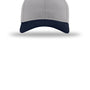 Richardson Hats Mens Pro Twill Snapback Hat - Grey/Grey/Navy Blue