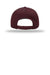 Richardson Hats 212 Mens Pro Twill Snapback Hat Maroon Flat Back