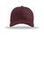 Richardson Hats 212 Mens Pro Twill Snapback Hat Maroon Flat Front