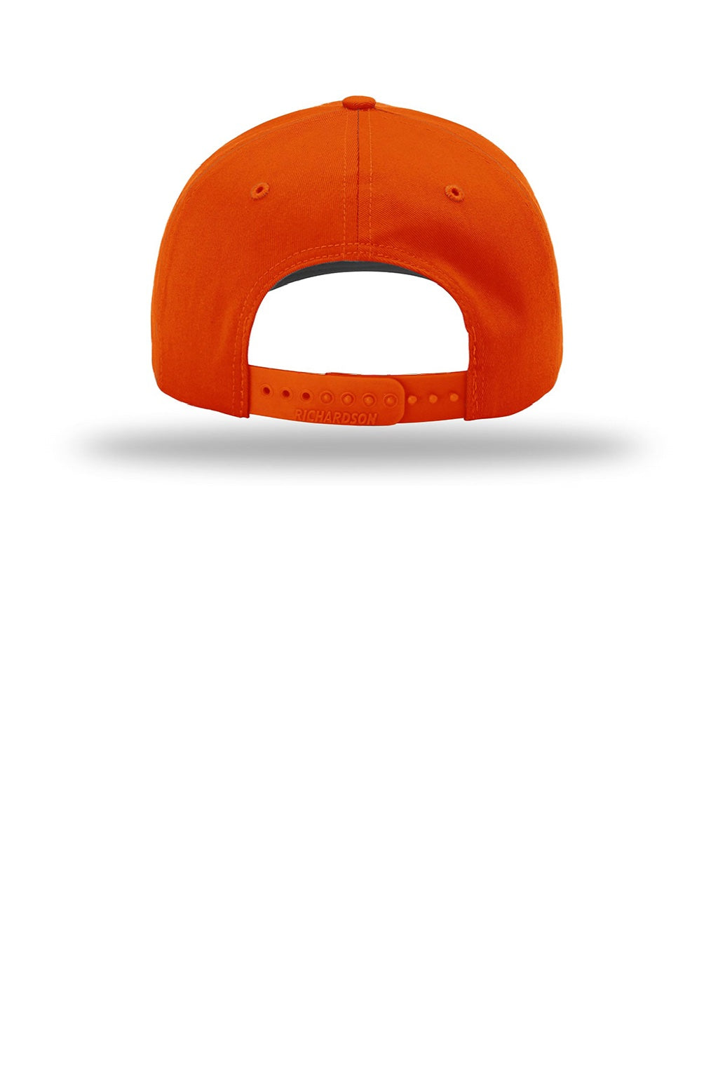 Richardson Hats 212 Mens Pro Twill Snapback Hat Orange Flat Back