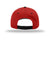 Richardson Hats 212 Mens Pro Twill Snapback Hat Red/Red/Black Flat Back