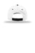 Richardson Hats 212 Mens Pro Twill Snapback Hat White/White/Black Flat Back
