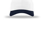 Richardson Hats Mens Pro Twill Snapback Hat - White/White/Navy Blue
