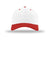 Richardson Hats 212 Mens Pro Twill Snapback Hat White/White/Red Flat Front