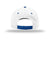 Richardson Hats 212 Mens Pro Twill Snapback Hat White/White/Royal Blue Flat Back