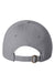 Valucap Hats VC300Y Mens Small Fit Bio-Washed Adjustable Dad Hat Grey Flat Back