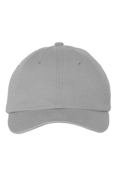 Valucap VC300Y Mens Small Fit Bio-Washed Dad Hat Grey Flat Front