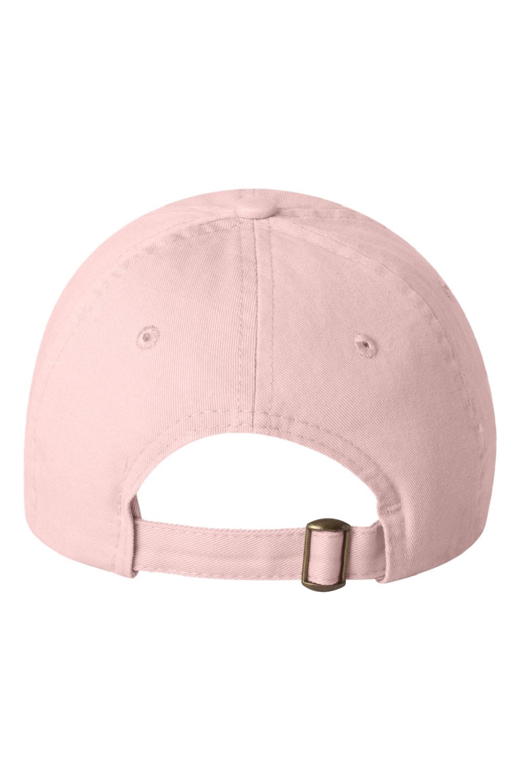 Valucap Hats VC300Y Mens Small Fit Bio-Washed Adjustable Dad Hat Light Pink Flat Back