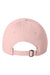 Valucap Hats VC300Y Mens Small Fit Bio-Washed Adjustable Dad Hat Pink Flat Back