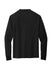 Jerzees 21LS/21LSR Mens Dri-Power Moisture Wicking Long Sleeve Crewneck T-Shirt Black Flat Back