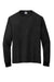 Jerzees 21LS/21LSR Mens Dri-Power Moisture Wicking Long Sleeve Crewneck T-Shirt Black Flat Front