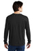 Jerzees 21LS/21LSR Mens Dri-Power Moisture Wicking Long Sleeve Crewneck T-Shirt Black Model Back