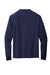 Jerzees 21LS/21LSR Mens Dri-Power Moisture Wicking Long Sleeve Crewneck T-Shirt Navy Blue Flat Back