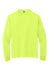 Jerzees 21LS/21LSR Mens Dri-Power Moisture Wicking Long Sleeve Crewneck T-Shirt Safety Green Flat Front