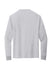 Jerzees 21LS/21LSR Mens Dri-Power Moisture Wicking Long Sleeve Crewneck T-Shirt Silver Grey Flat Back