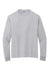 Jerzees 21LS/21LSR Mens Dri-Power Moisture Wicking Long Sleeve Crewneck T-Shirt Silver Grey Flat Front