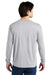 Jerzees 21LS/21LSR Mens Dri-Power Moisture Wicking Long Sleeve Crewneck T-Shirt Silver Grey Model Back