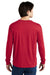 Jerzees 21LS/21LSR Mens Dri-Power Moisture Wicking Long Sleeve Crewneck T-Shirt True Red Model Back
