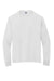 Jerzees 21LS/21LSR Mens Dri-Power Moisture Wicking Long Sleeve Crewneck T-Shirt White Flat Front