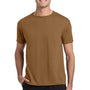Jerzees Mens Dri-Power Moisture Wicking Short Sleeve Crewneck T-Shirt - Golden Pecan Brown