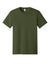 Jerzees 21M/21MR Mens Dri-Power Moisture Wicking Short Sleeve Crewneck T-Shirt Military Green Flat Front